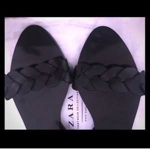 Zara leather sandals